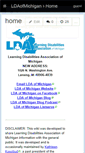 Mobile Screenshot of ldaofmichigan.wikispaces.com