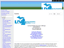 Tablet Screenshot of ldaofmichigan.wikispaces.com