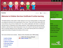 Tablet Screenshot of childrenservicesonline.wikispaces.com