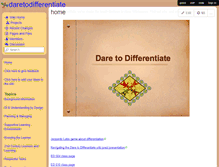 Tablet Screenshot of daretodifferentiate.wikispaces.com
