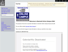 Tablet Screenshot of gwinnettonlinecampus.wikispaces.com