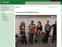 Tablet Screenshot of educlip.wikispaces.com