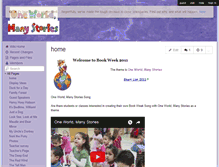 Tablet Screenshot of dbb2011bookweek.wikispaces.com