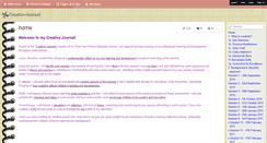 Desktop Screenshot of creative-journal.wikispaces.com