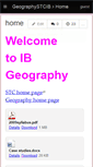 Mobile Screenshot of geographystcib.wikispaces.com