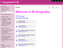 Tablet Screenshot of geographystcib.wikispaces.com