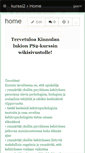 Mobile Screenshot of kurssi2.wikispaces.com
