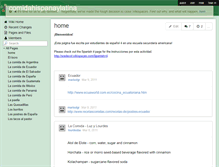 Tablet Screenshot of comidahispanaylatina.wikispaces.com