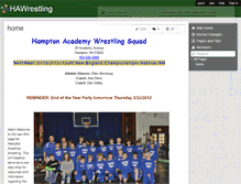 Tablet Screenshot of hawrestling.wikispaces.com