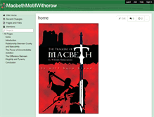Tablet Screenshot of macbethmotifwitherow.wikispaces.com