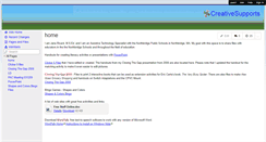 Desktop Screenshot of creativesupports.wikispaces.com