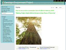 Tablet Screenshot of camhigh-environment-project.wikispaces.com