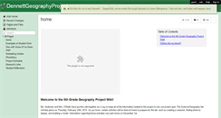 Desktop Screenshot of dennettgeographyproject.wikispaces.com