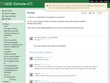 Tablet Screenshot of gde-schools-ict.wikispaces.com