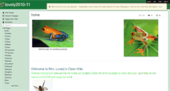 Desktop Screenshot of lovely2010-11.wikispaces.com