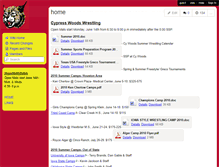 Tablet Screenshot of cwwrestling.wikispaces.com