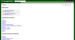 Desktop Screenshot of cougarchem.wikispaces.com