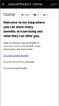 Mobile Screenshot of joshuafitness19.wikispaces.com