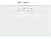Tablet Screenshot of mrssantowasso.wikispaces.com