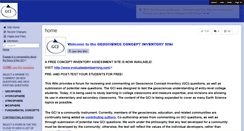 Desktop Screenshot of geoscienceconceptinventory.wikispaces.com