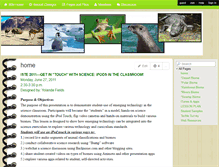 Tablet Screenshot of in-touch-with-science.wikispaces.com
