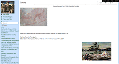Desktop Screenshot of canadianarthistory.wikispaces.com