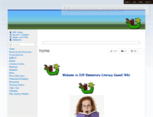 Tablet Screenshot of iu5elemlitcouncil.wikispaces.com