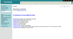 Desktop Screenshot of carolandia.wikispaces.com