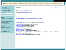Tablet Screenshot of carolandia.wikispaces.com
