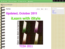 Tablet Screenshot of ilearnwithistyle.wikispaces.com