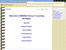 Tablet Screenshot of eex6061group11.wikispaces.com
