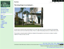 Tablet Screenshot of lifeoncampus.wikispaces.com