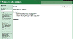 Desktop Screenshot of freedownloadablepcgame.wikispaces.com