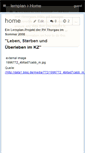 Mobile Screenshot of lernplan.wikispaces.com