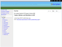 Tablet Screenshot of lernplan.wikispaces.com