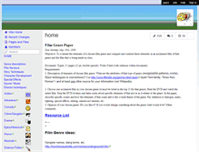 Tablet Screenshot of filmgenre.wikispaces.com
