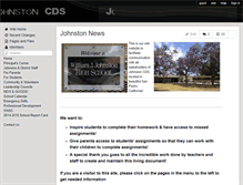 Tablet Screenshot of johnstonnews.wikispaces.com