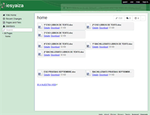 Tablet Screenshot of iesyaiza.wikispaces.com