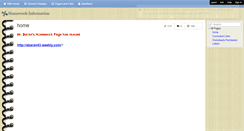 Desktop Screenshot of homework-information.wikispaces.com