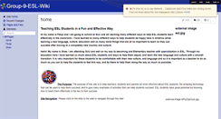 Desktop Screenshot of group-9-esl-wiki.wikispaces.com