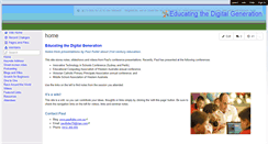 Desktop Screenshot of digitalgeneration.wikispaces.com