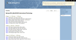 Desktop Screenshot of edl325s2012.wikispaces.com