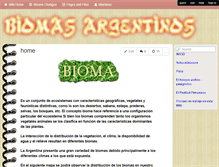 Tablet Screenshot of losbiomasargentinos.wikispaces.com