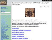 Tablet Screenshot of apah.wikispaces.com