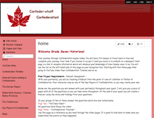Tablet Screenshot of confederationpresentation.wikispaces.com