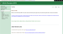 Desktop Screenshot of 12ea3-revision-2010.wikispaces.com