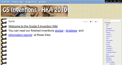 Desktop Screenshot of hka-g5-inventions.wikispaces.com