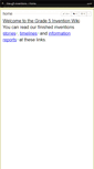Mobile Screenshot of hka-g5-inventions.wikispaces.com