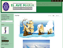 Tablet Screenshot of elavemaria.wikispaces.com