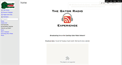 Desktop Screenshot of gatorradio.wikispaces.com